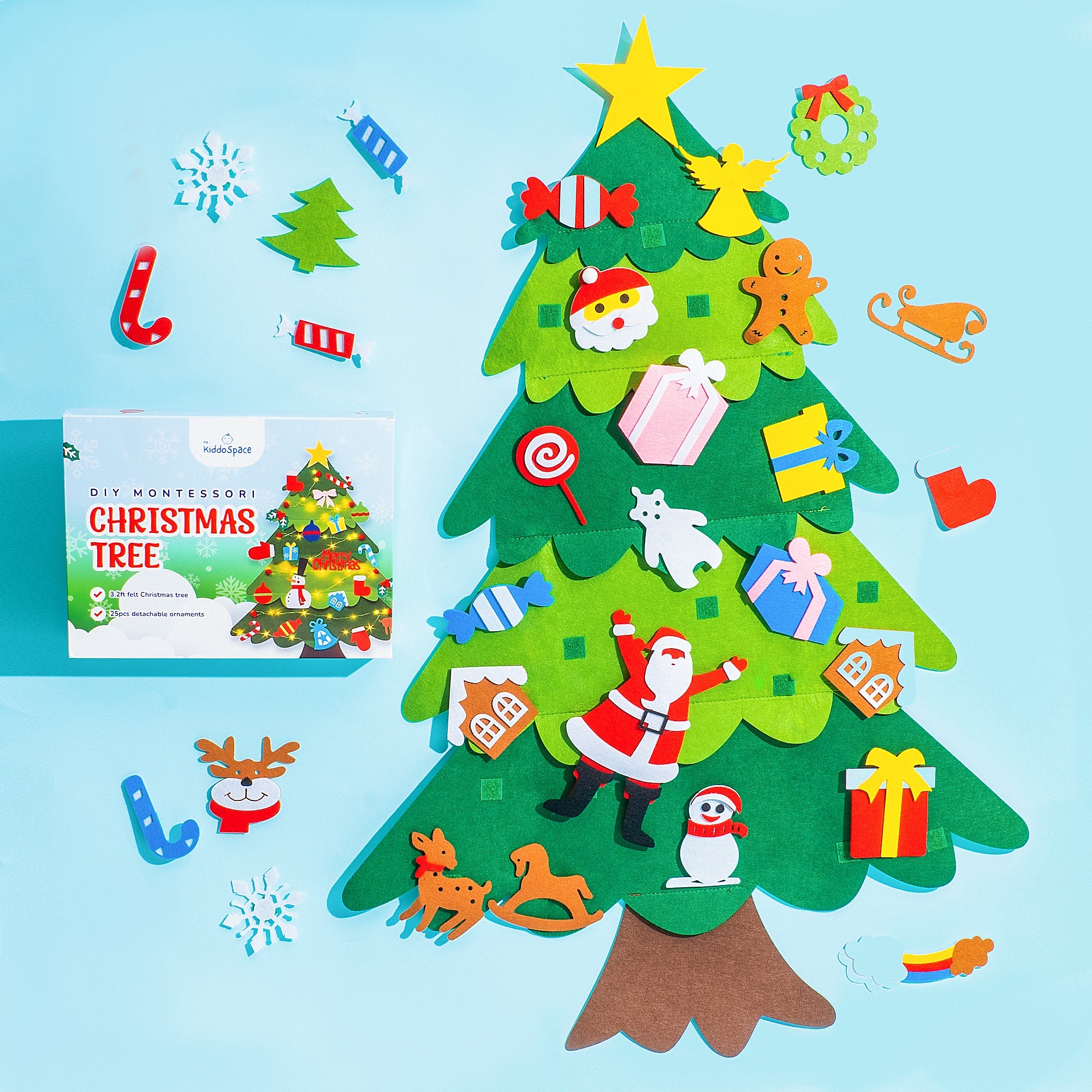 Christmas Tree for Kids (Includes 30 Decorations)