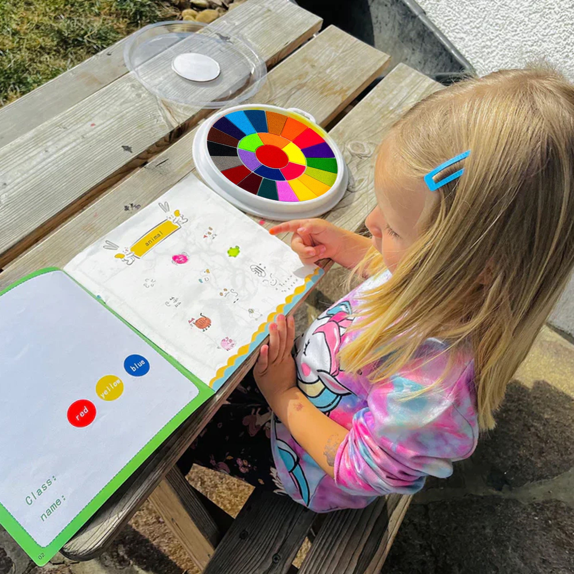 KiddoSpace Finger Painting Kit