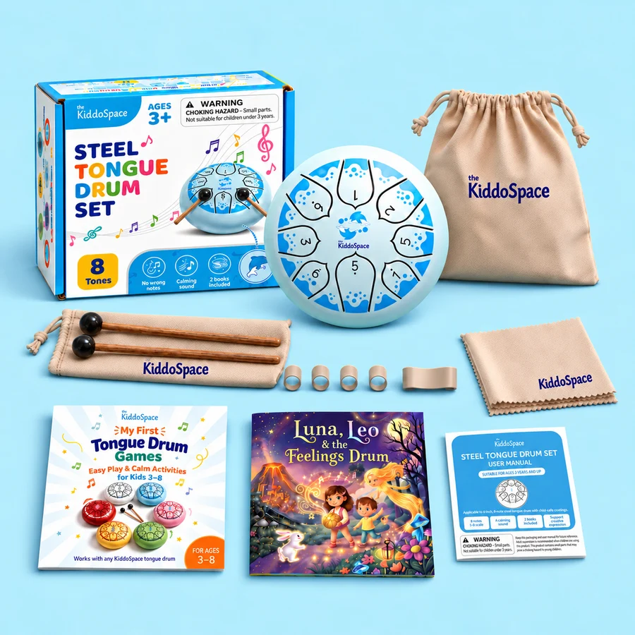KiddoSpace™ Steel Tongue Drum