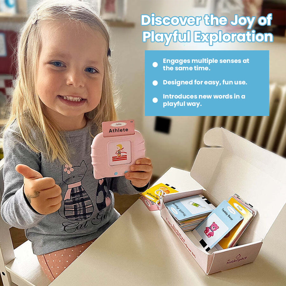 KiddoSpace Talking Flashcards (British Pronunciation)