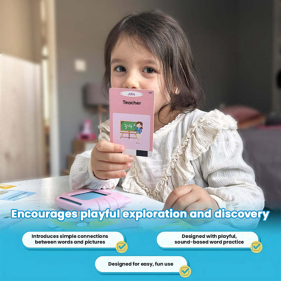 KiddoSpace Talking Flashcards (British Pronunciation)