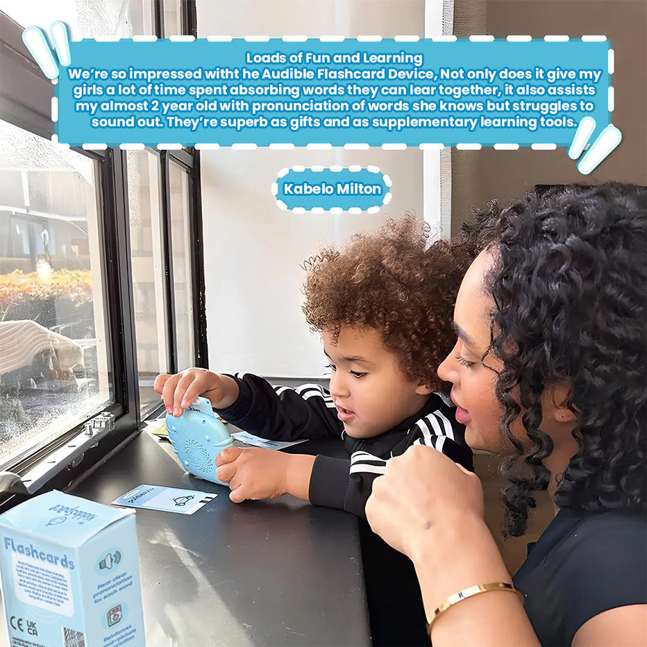 KiddoSpace Talking Flashcards (British Pronunciation)