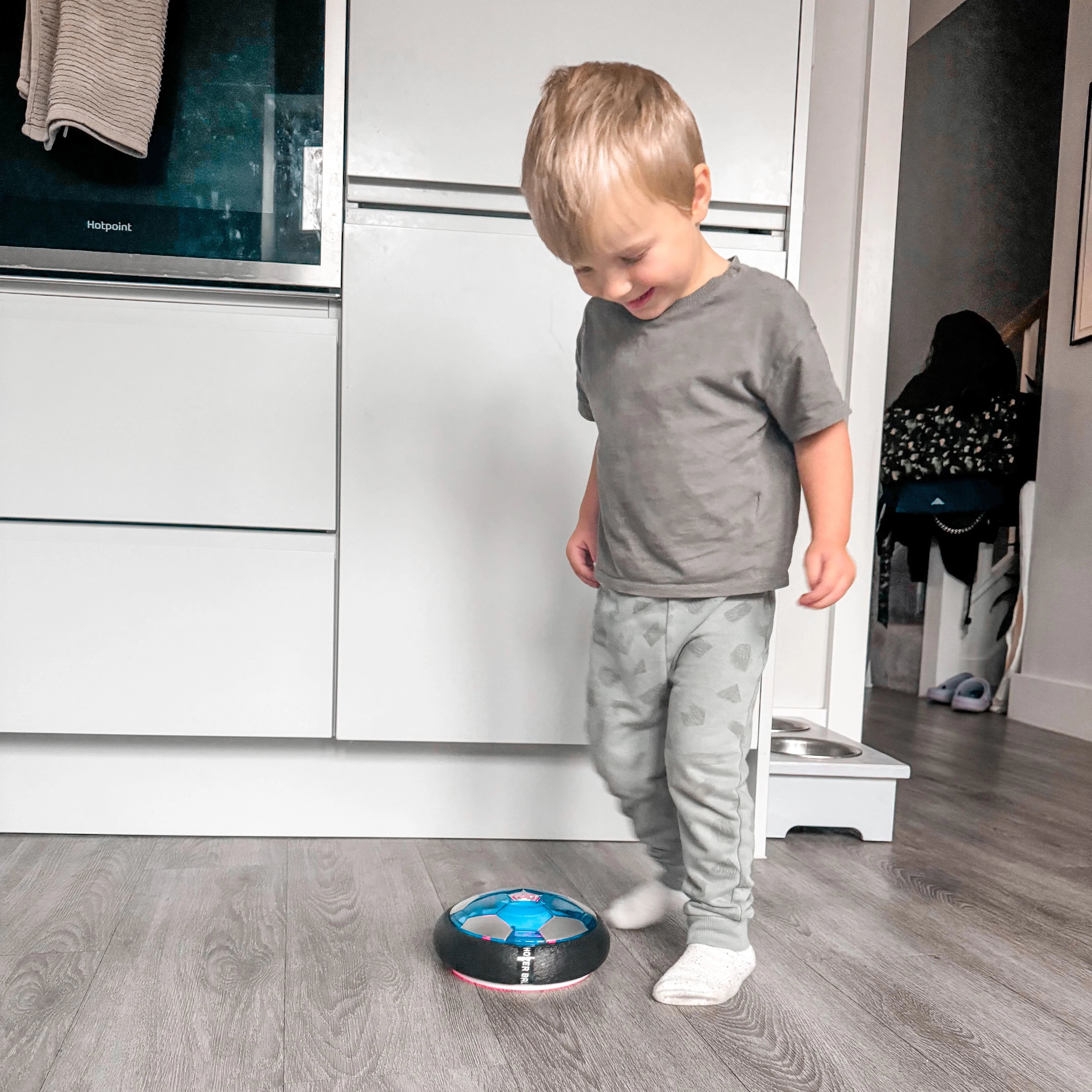 KiddoSpace™ - LED Hover Football for Kids