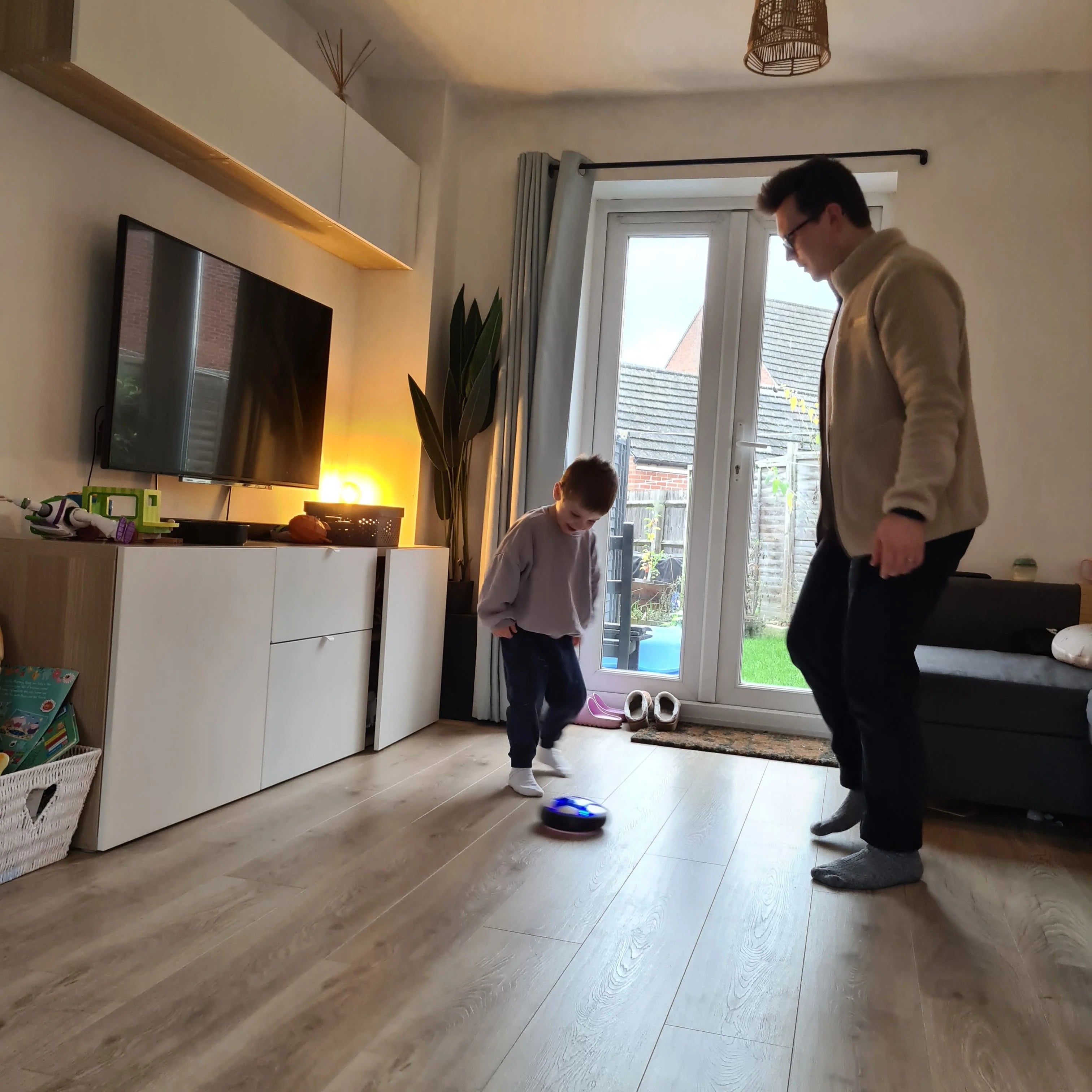 KiddoSpace™ - LED Hover Football for Kids