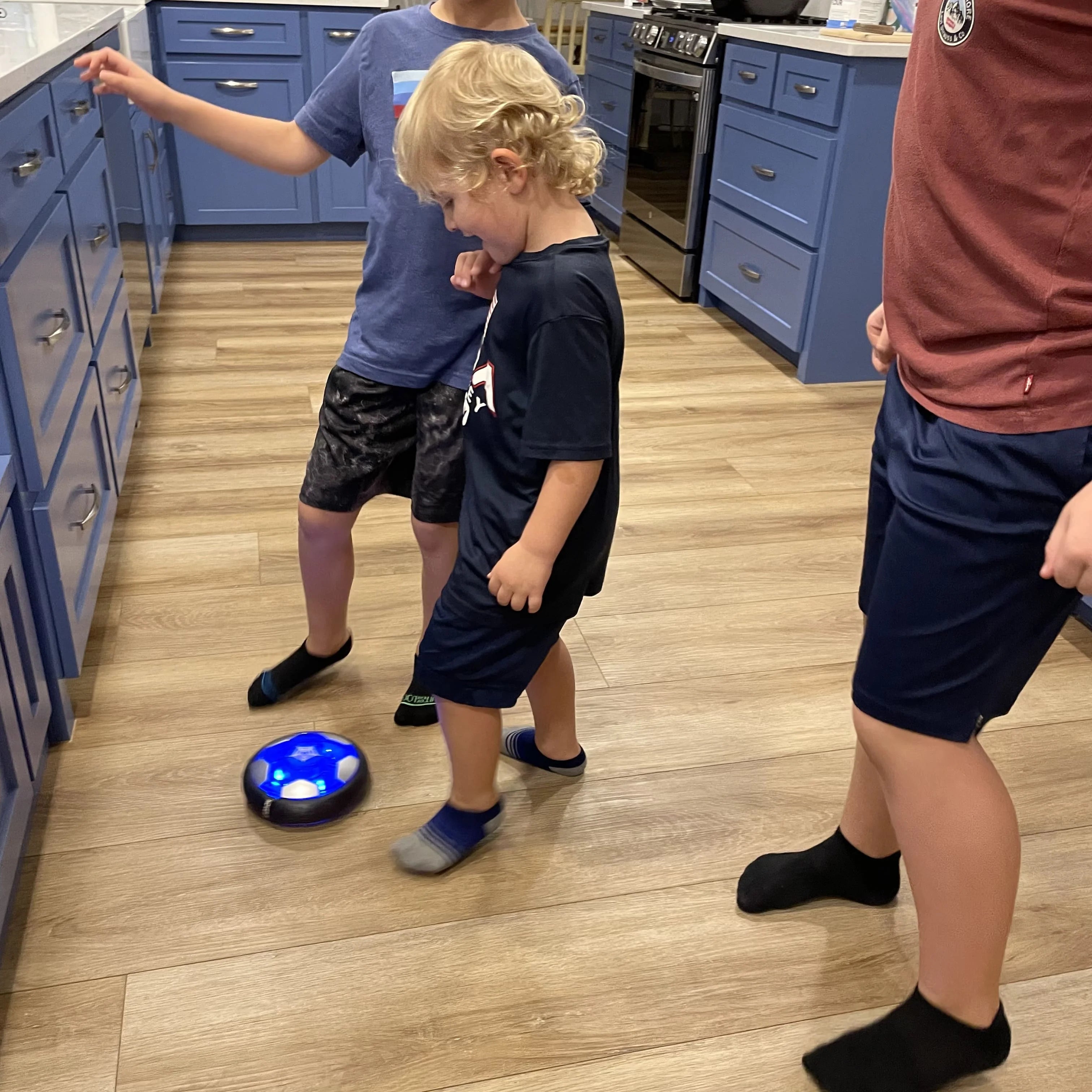 KiddoSpace™ - LED Hover Football for Kids