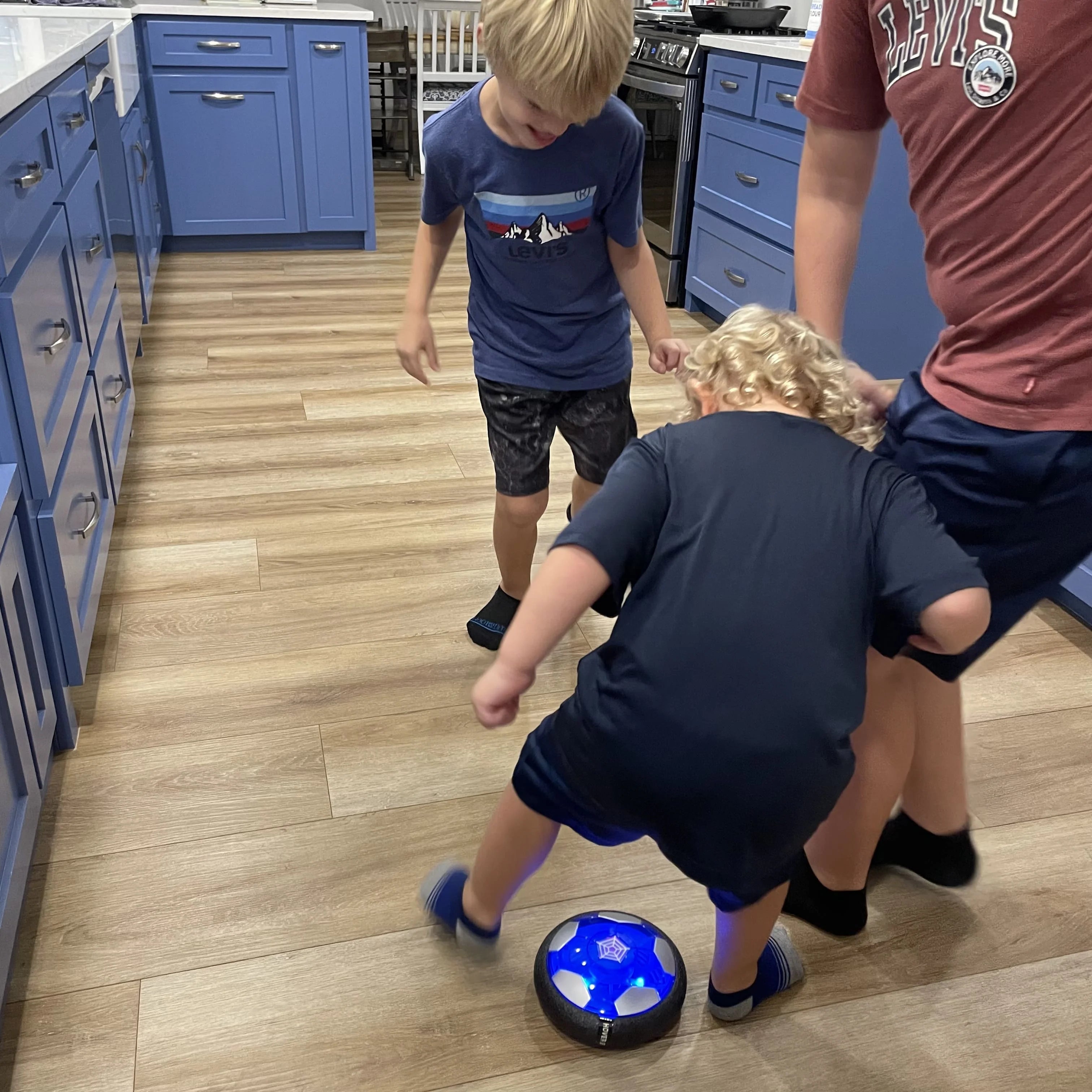 KiddoSpace™ - LED Hover Football for Kids