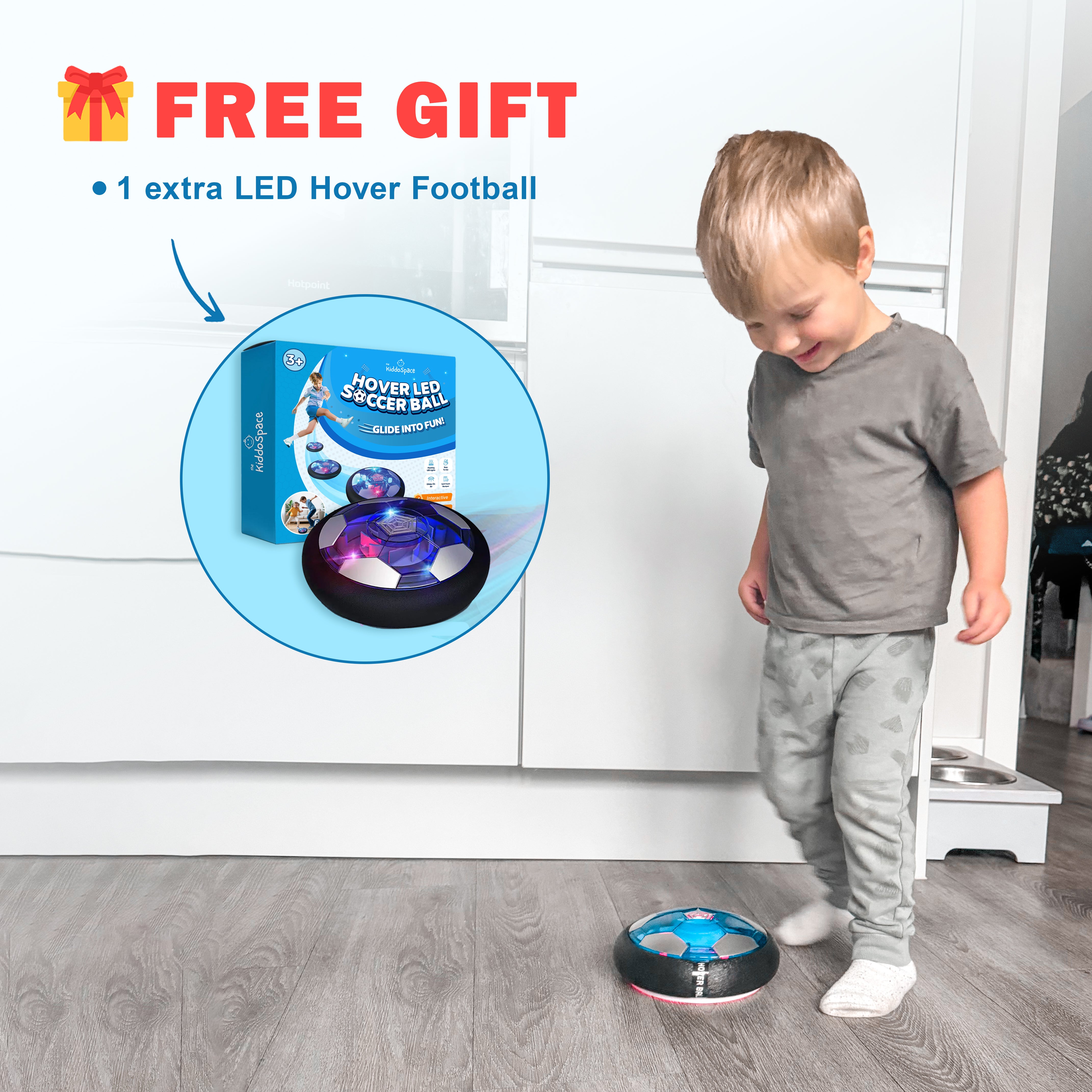 KiddoSpace™ - LED Hover Football for Kids (Buy 1 Get 1 Free)