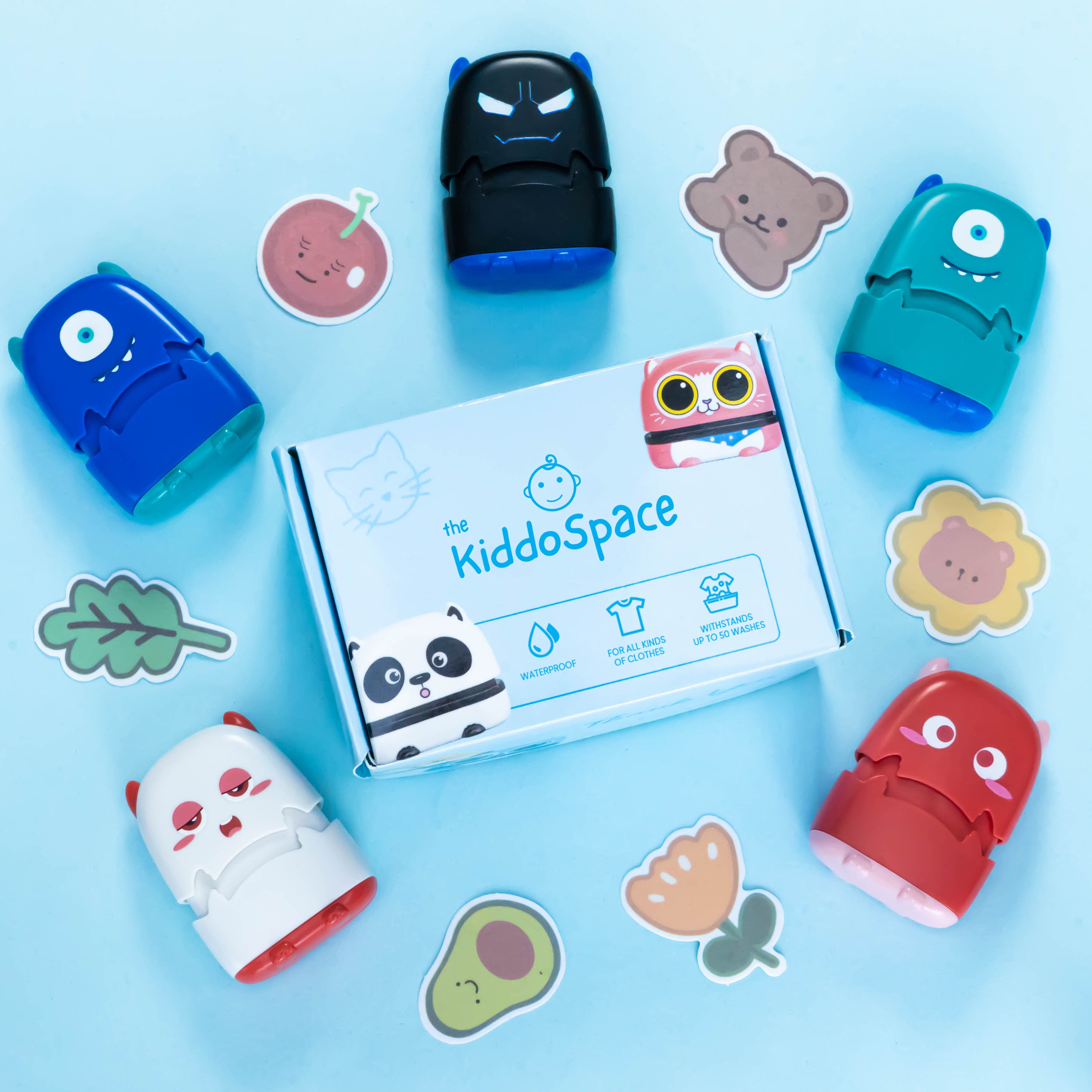 TheKiddoSpace UK  Name Stamps for Clothes, Organizers & Toys