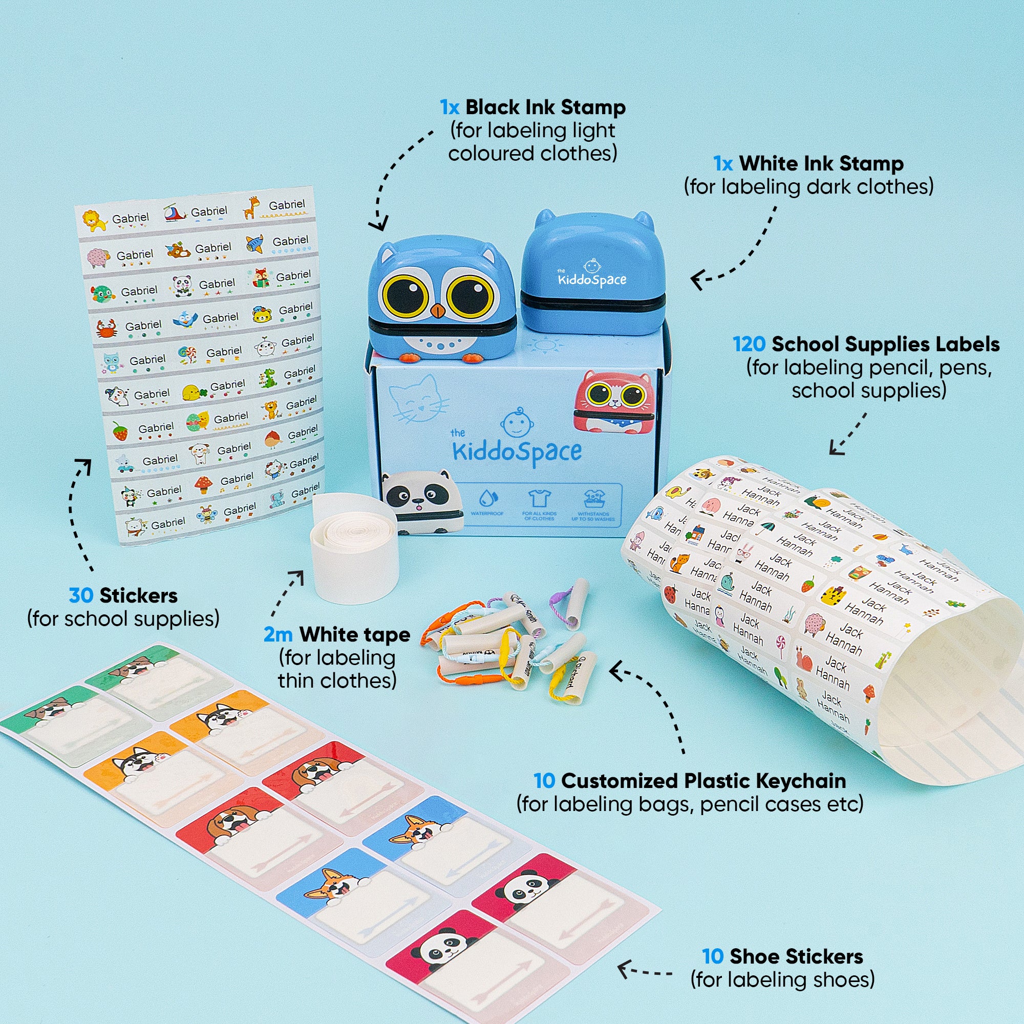 KiddoSpace™ - The Ultimate Labelling Kit